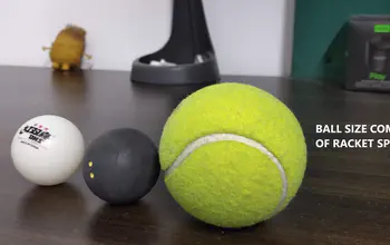 Ball Weight and Size Comparison of Different Racket Sports