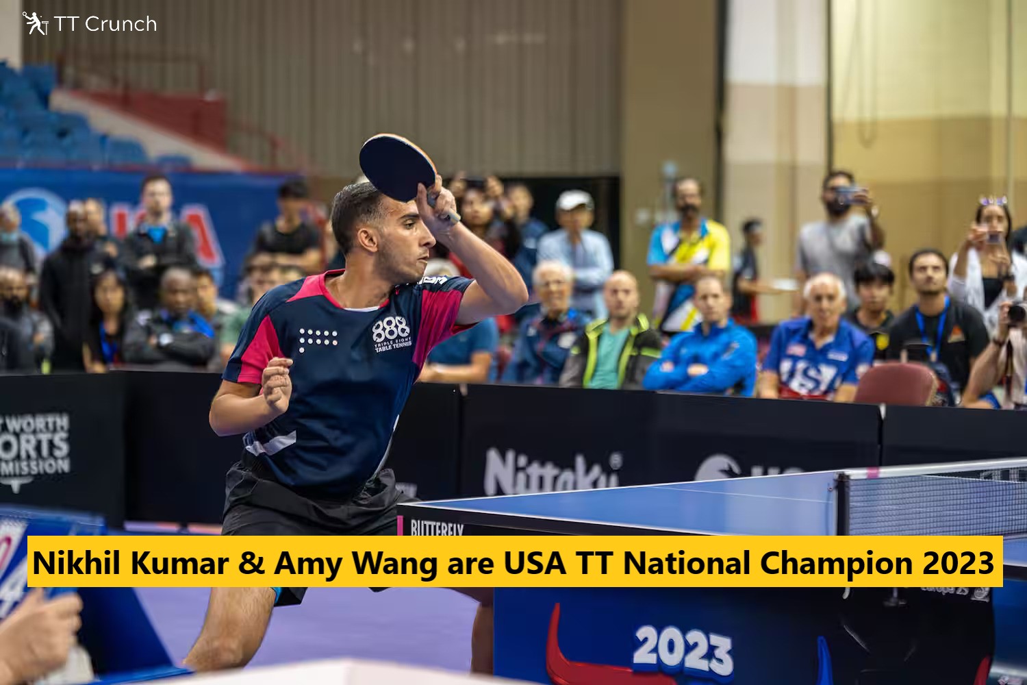 Nikhil Kumar & Amy Wang are USA TT National Champion 2023