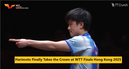 Harimoto Finally Takes the Crown at WTT Finals Hong Kong 2025