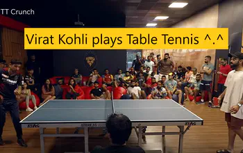 Virat Kohli Plays Table Tennis?