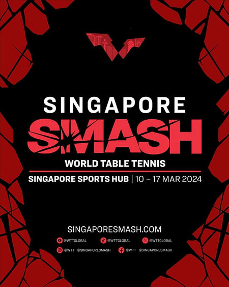 WTT Singapore Smash 2024 coming in March!