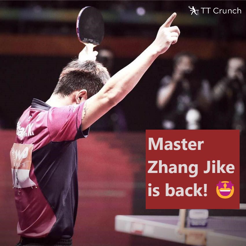 Master Zhang Jike is back with a lot of coaching !